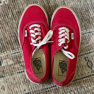Red Vans